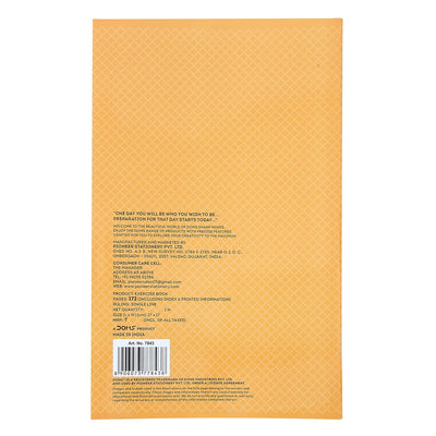 Doms Brown Cover Notebook - Single Line
