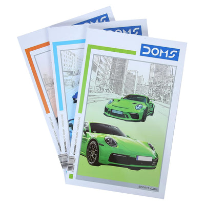 Doms Sports Cars Series Notebook - Single Line