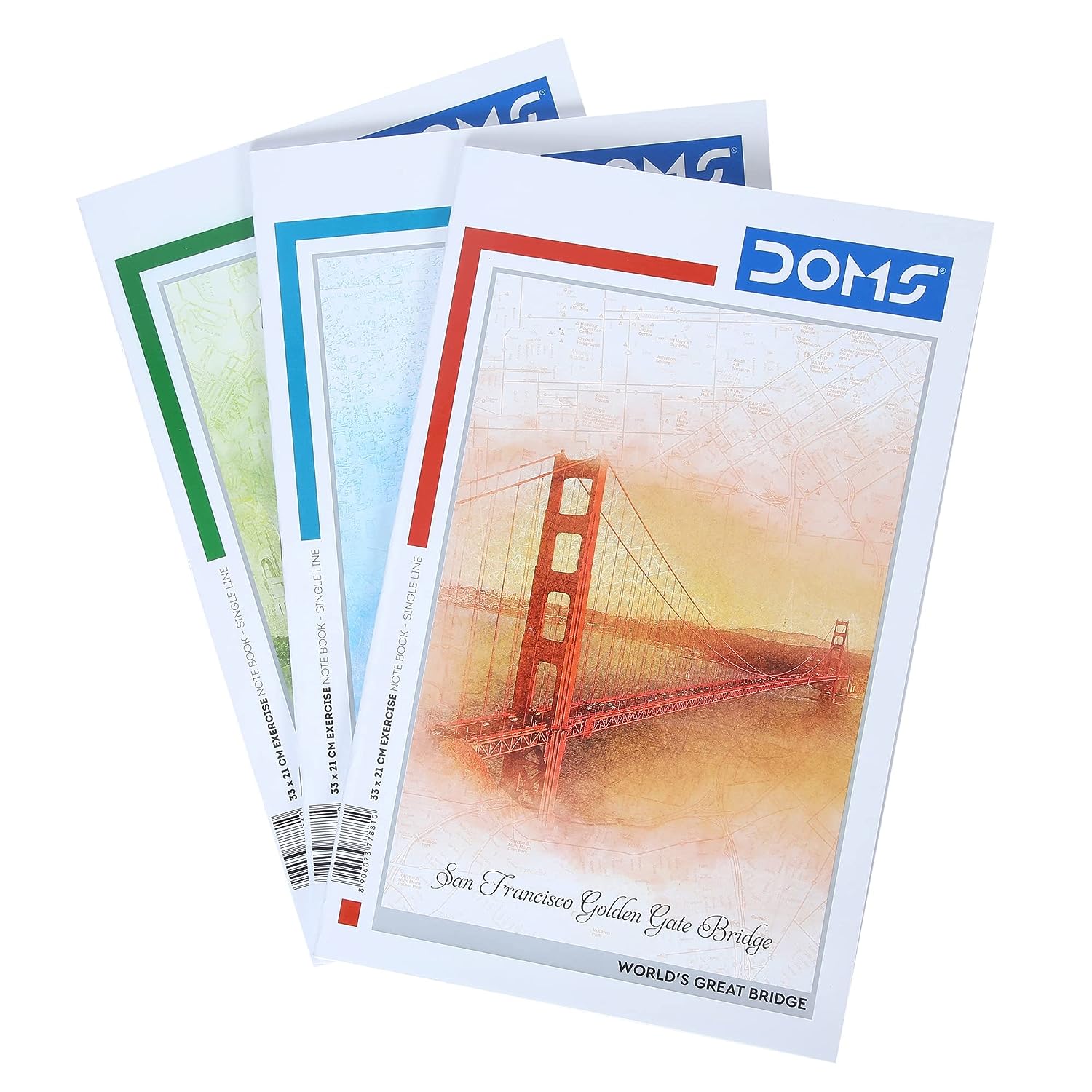 Doms Bridges Series Notebook - Single Line