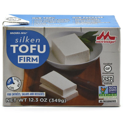 Morinaga Mori-Nu Silken Tofu Firm for Entrees, Salads & Desserts • Gluten Free • Shelf Stable, 10.8 oz ℮ 307 g