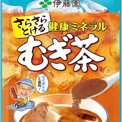 Itoen Mineral Barley Tea 80g Powder | Ziplock Bag Type | Made in Japan