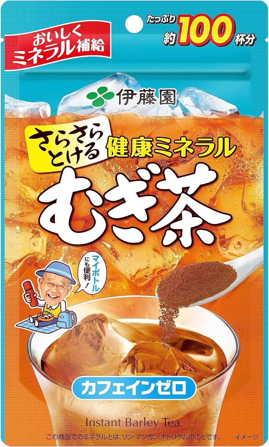 Itoen Mineral Barley Tea 80g Powder | Ziplock Bag Type | Made in Japan