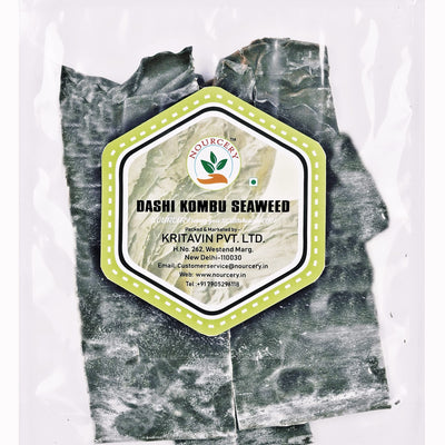 Nourcery Dried Kombu Strips, 50g (Dashi Kombu Dried Kelp)