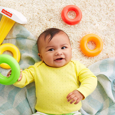 Fisher Price Rock-A-Stack - Classic Stacking Toy With 5 Colorful Rings