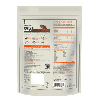 Fuelone Whey Max Protein - Rich Chocolate & Cold Coffee
