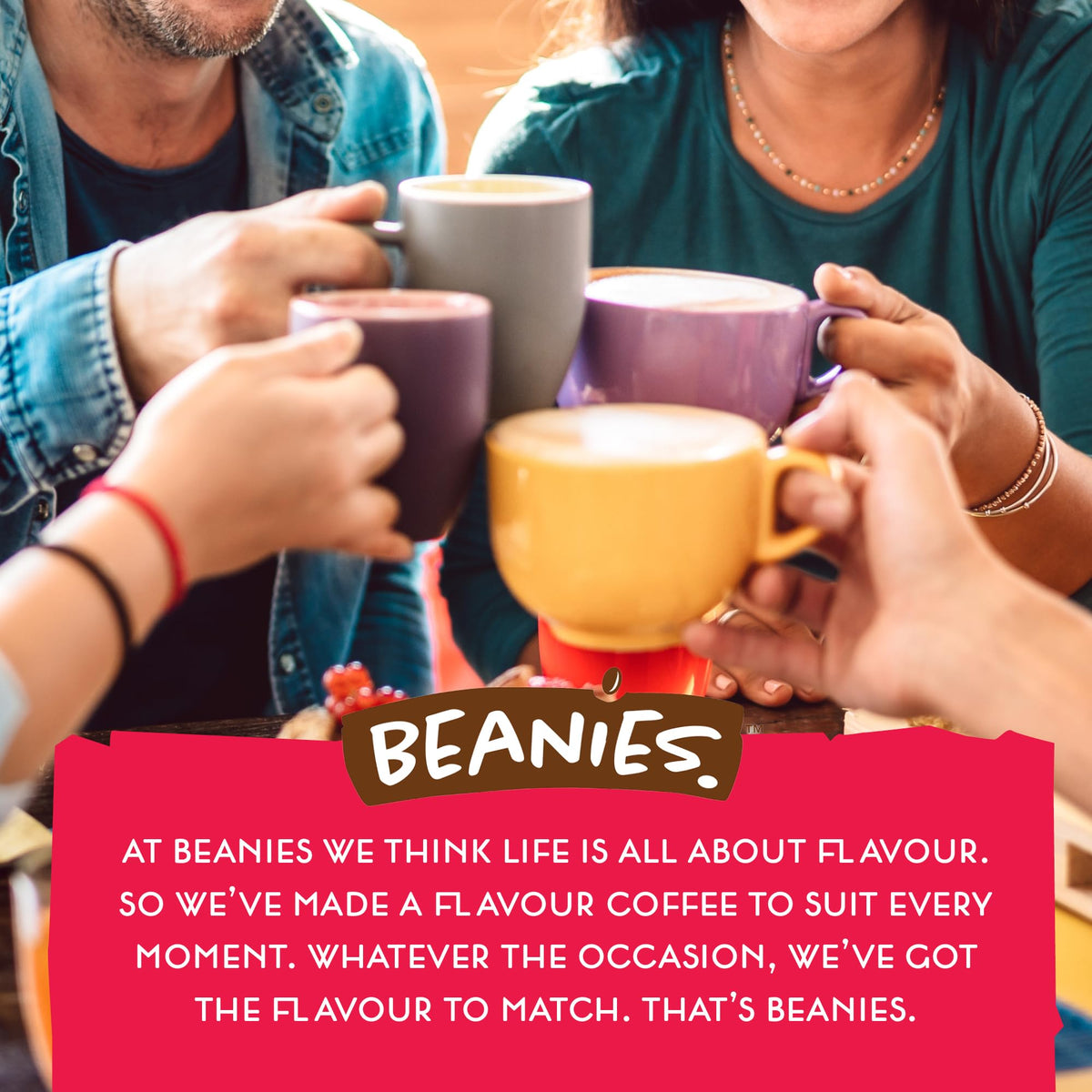 Beanies | Instant Flavored Coffee | Caramelized Biscuit | Low Calorie, Sugar Free | 50 g| Pack of 1