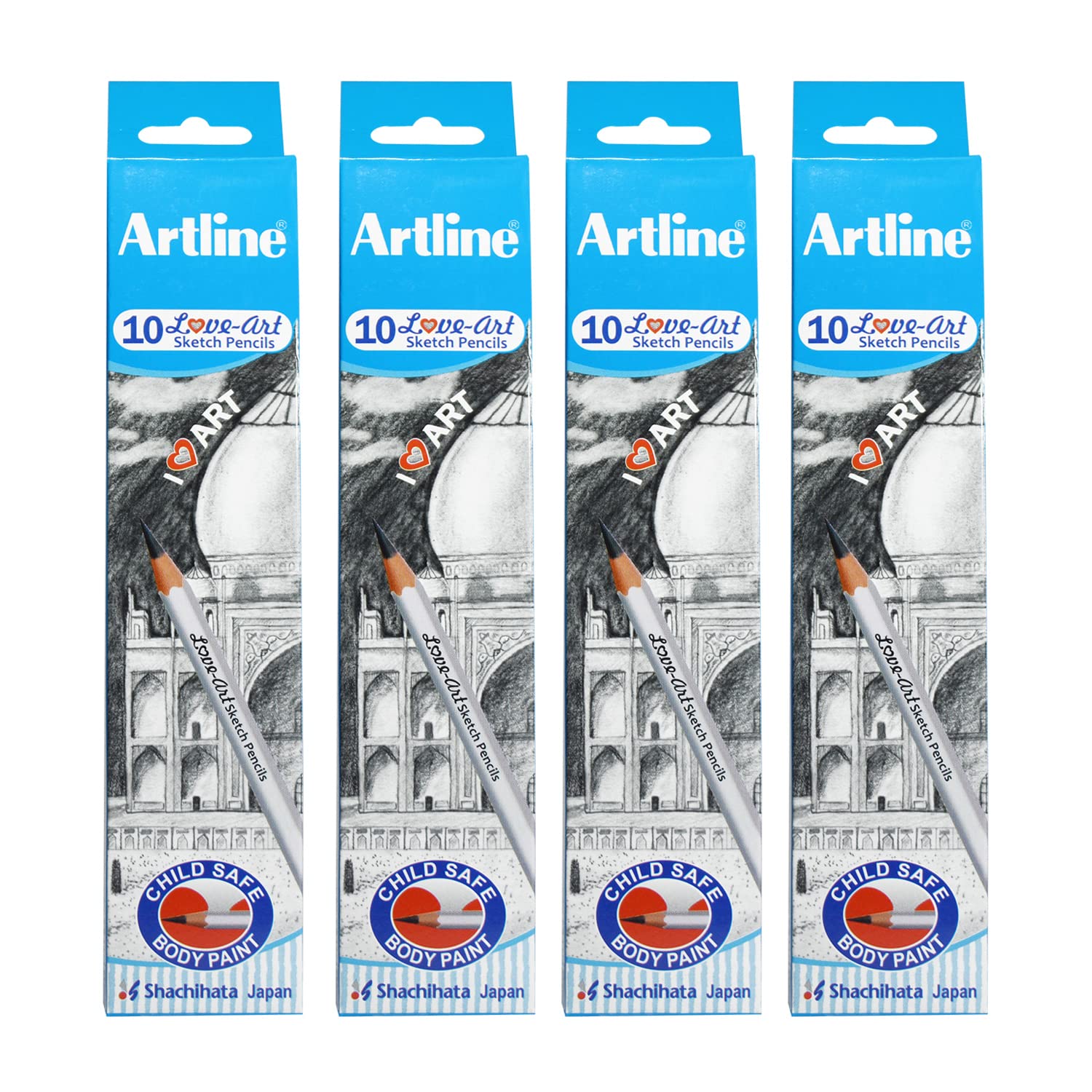 Artline Love Art Ultra Dark Sketch Pencil Set