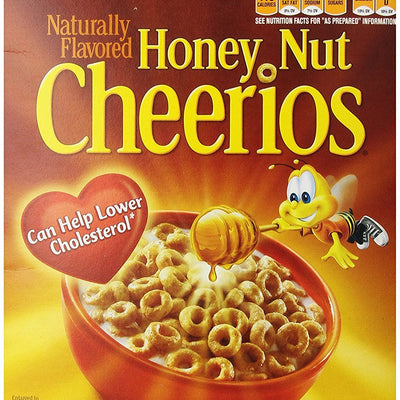 General Mills Honey Nut Cheerios Sweetened Whole Grain Oat Cereal With Real Honey & Natural Almond Flavor, 12.24 Oz 347 G