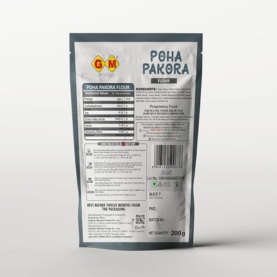 GM Foods Poha Pakora 200 Gram (Pack Of 3)