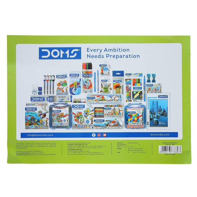 Doms Orange Drawing Book - Plain