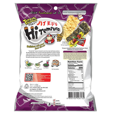 TAOKAENOI TEMPURA SEAWEED 40G SMOKED BBQ FLAVOUR