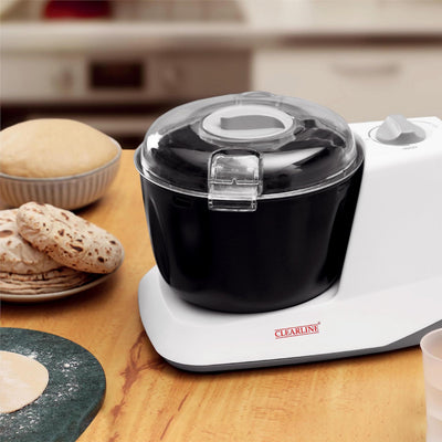 Clearline Automatic Electric Atta Kneader Dough Maker With Non Stick Bowl, Smart Atta Kneader Mixer and Dough Kneader Machine, Dough Mixer Machine 650 with Watts Power, White