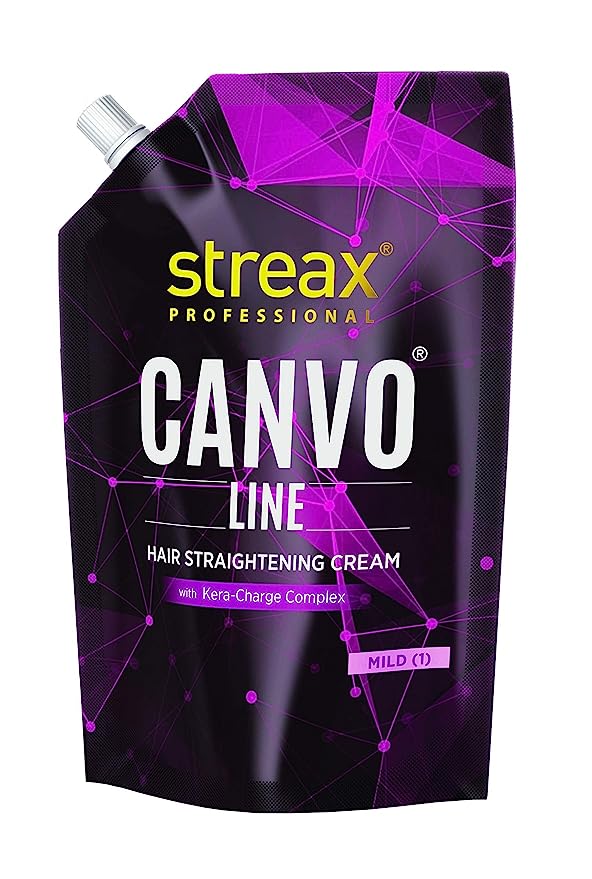 Streax Pro Hair Straightening Cream, Mild, 500ml