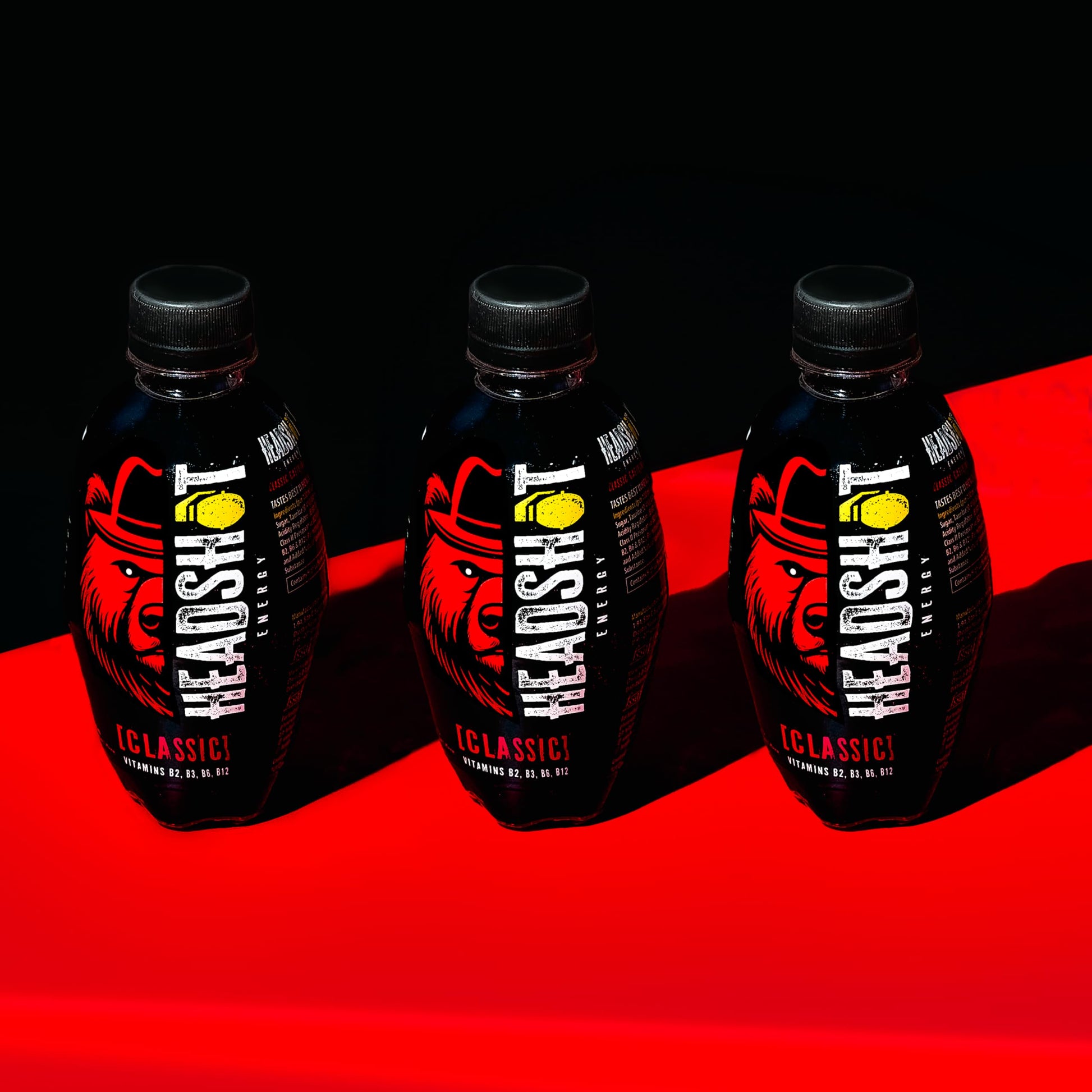 Headshot Energy Drink, Classic, 250 ml (24 Pack)