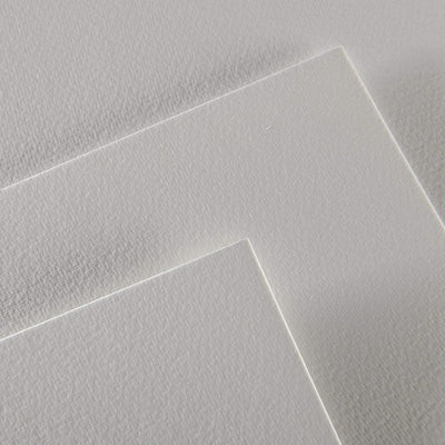 Canson Montval 40x50cm Natural White Cold Pressed 300 GSM Watercolour Paper, Glued on 4 Sides (Block of 12 Sheets)