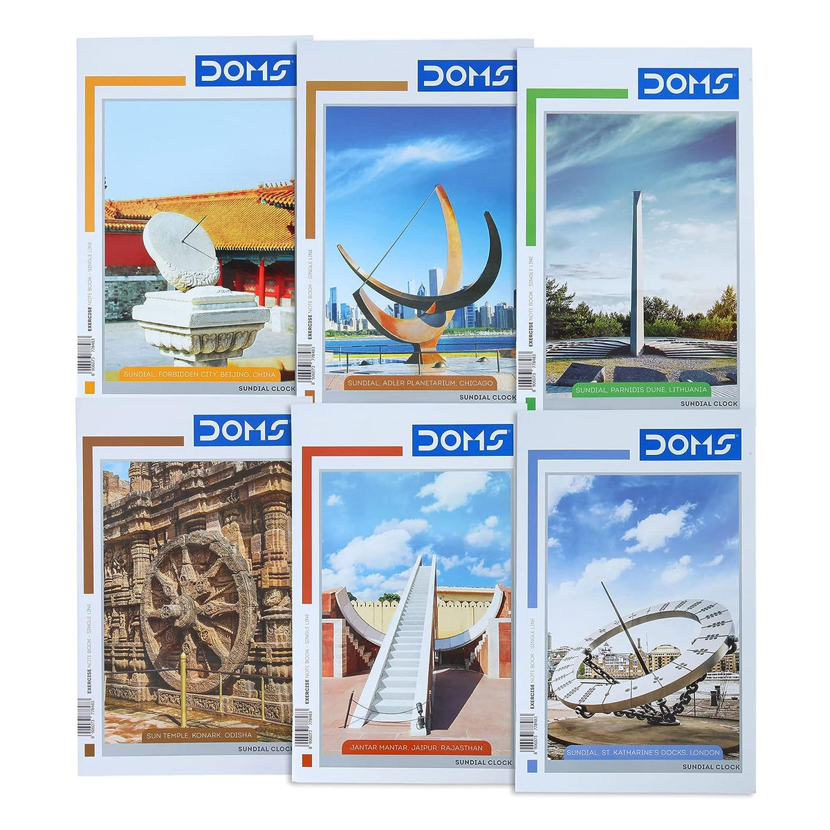 Doms Sundial Series Design Notebook - Single Line