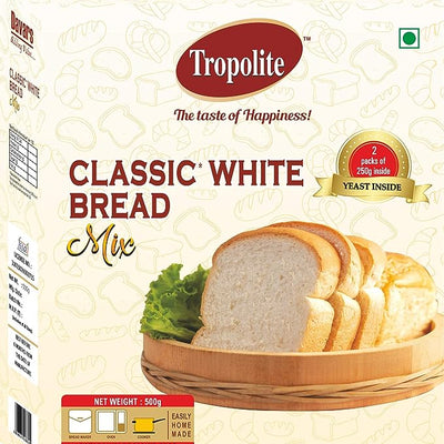 Tropolite Classic White Bread Mix | Easy To Use | Tastiest Bread | 500gm