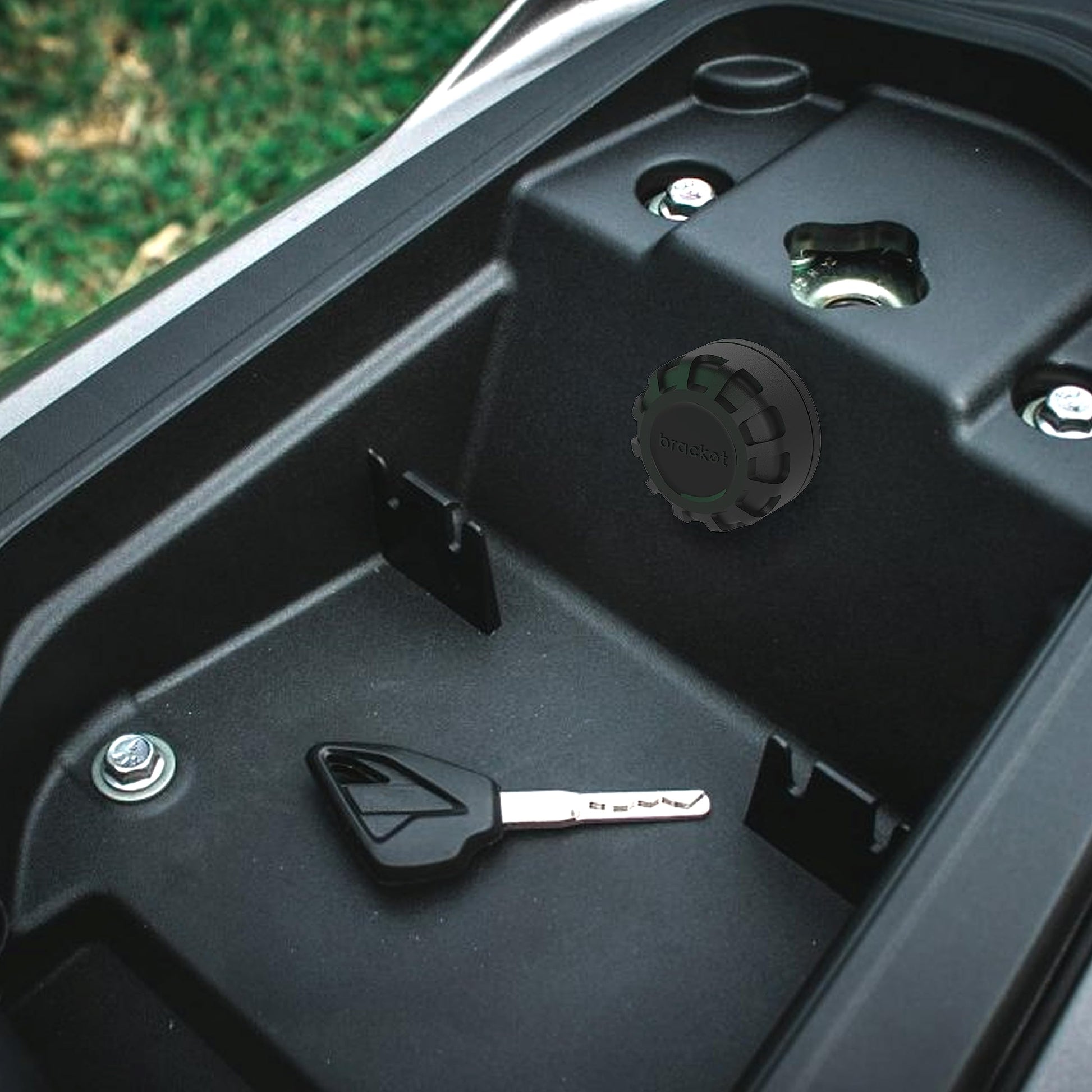 (2-Pack) Airtag Hard ABS Case, IPX8 Waterproof, Dust & Scratch Resistance, Rugged Strong & Sturdy AirTag case, Adhesive Stick-on Mount case (1N) & Magnetic Mount case (1N) [AirTag NOT Included]