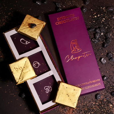 Cleopatra Chocolate Bars For Couples Uplifting Mood, Vitality, More Desire & Enjoyment Best Gift Set Ideal For Men & Women, Vegetarian And Gluten-Free (Pack of 1), 60 gram