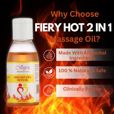 Vigini Massage Oil For Men,100% Natural&Effective Oil For Men,(25Ml)
