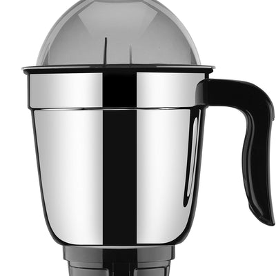 Butterfly Smart 750 Watts Mixer Grinder with 4 Jars | 3 Stainless Steel Multipurpose Jars & 1 Juicer Jar | ABS Body | Heavy Duty Motor | 2 Years Manufacturer's Warranty | Grey