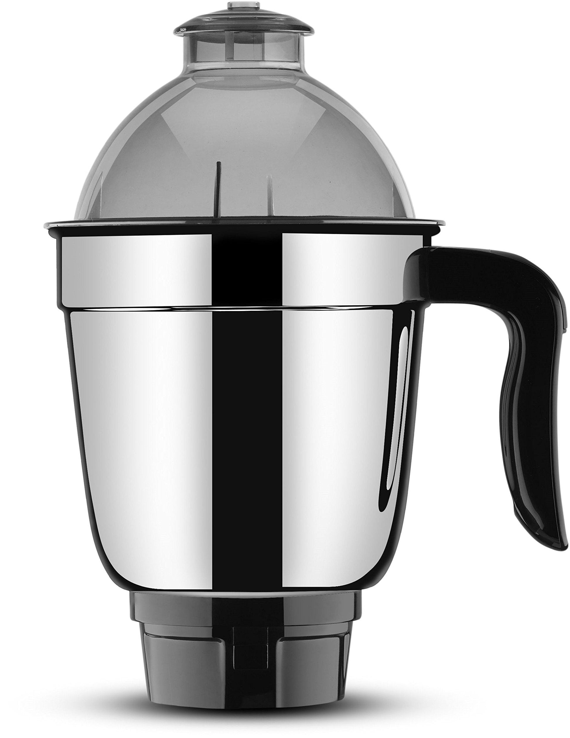 Butterfly Smart 750 Watts Mixer Grinder with 4 Jars | 3 Stainless Steel Multipurpose Jars & 1 Juicer Jar | ABS Body | Heavy Duty Motor | 2 Years Manufacturer's Warranty | Grey