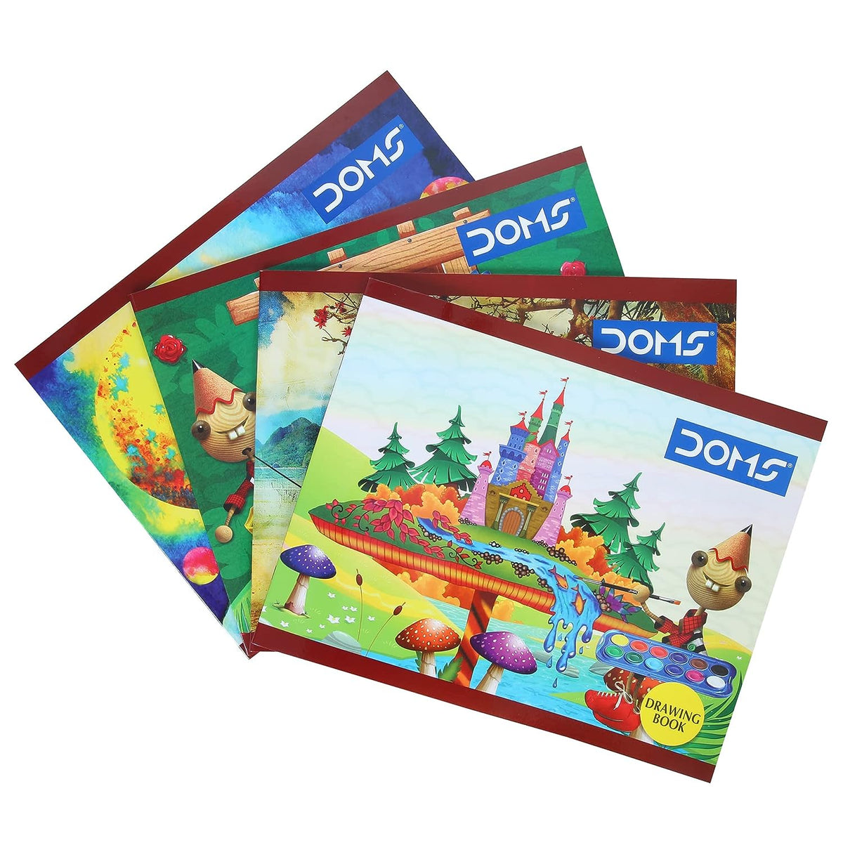 Doms Brown Drawing Book - Plain