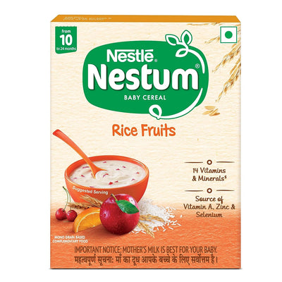 Nestle Nestum Baby Cereal - Rice Fruits (From 10 to 24 months) 300G
