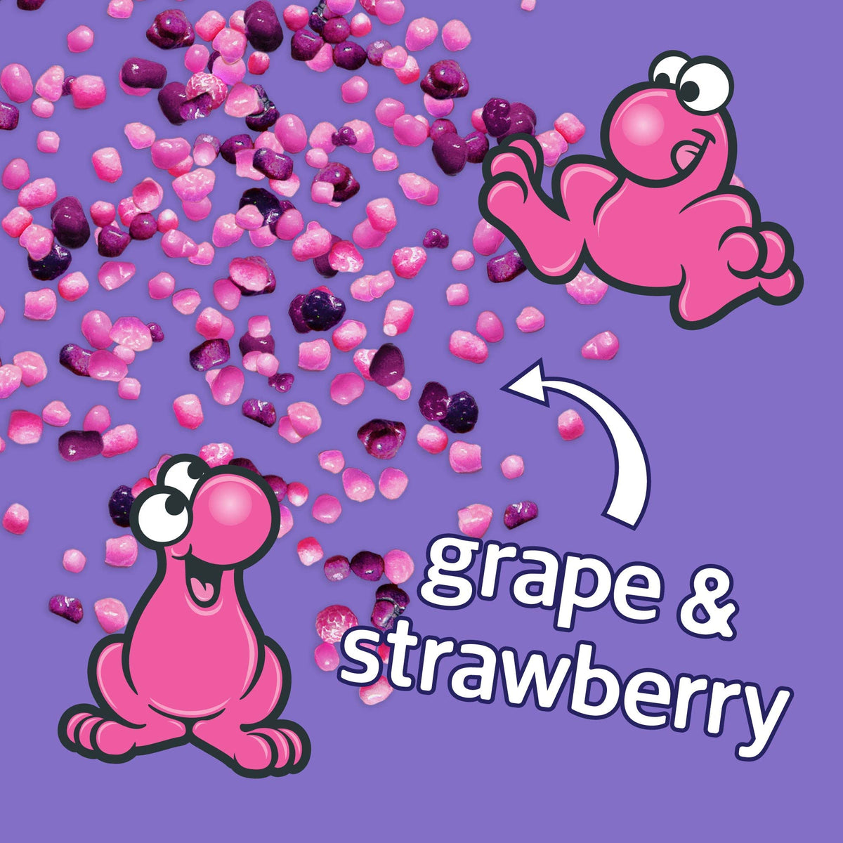 8x Wonka for The Love of Nerds Gotta Have Grape & Seriously Strawberry Candy, 141 g each - Pack of 8