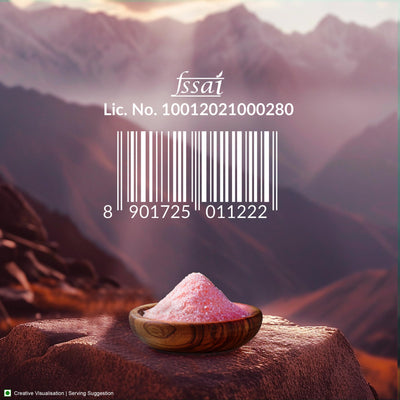 Aashirvaad Himalayan Pink Salt, 100% Natural Rock Salt Sourced from the Himalayan Ranges, Pure Sendha Namak with Minerals for Everyday Use, 1 Kg