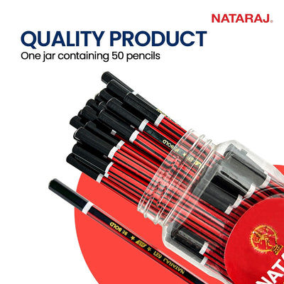 Nataraj 621 Pencil Jar - Pack Of 50