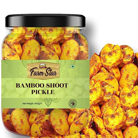 Bamboo Shoot Pickle | 100% Fresh & Homemade (500gm)
