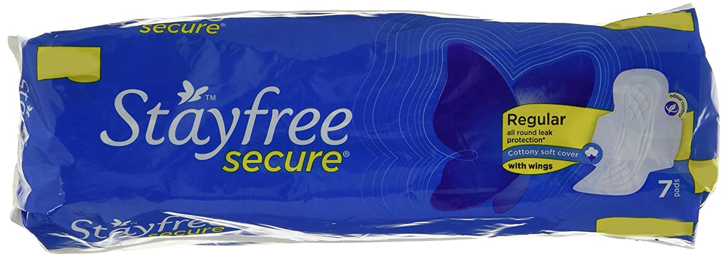 Stayfree Secure Cottony Wings, 7pcs