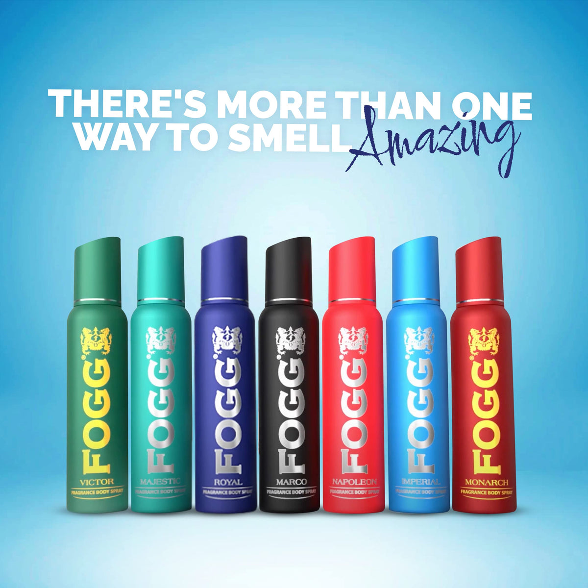4x FOGG Imperial No Gas Deodorant For Men, Long Lasting Perfume Body Spray, 150 Ml each - Pack of 4