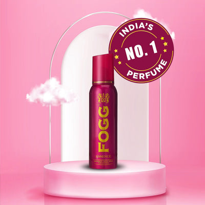 4x FOGG Essence No Gas Essence Deodorant For Women, Long-Lasting Perfume Body Spray, 150 Ml each - Pack of 4