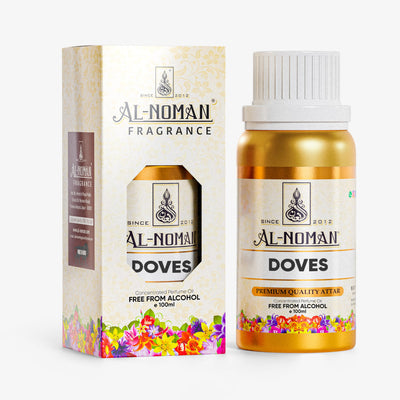 Al Noman fragrances DOVES Attar | Ittar | Alcohol Free | Luxury scent With Long Lasting Fragrance For Man And Women (Unisex) | 100 ml Attar