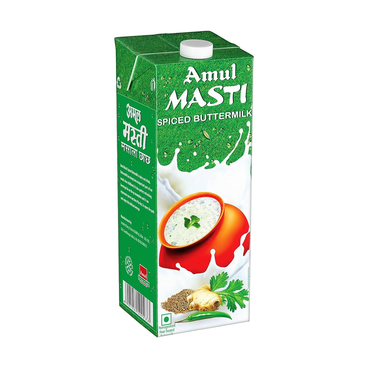 10x Amul Masti Spiced Butter Milk  - Pack of 10 - 10KG