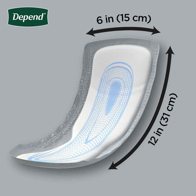 Depend Incontinence Guards for Men, Maximum Absorbency, 52 Count (Pack of 2)