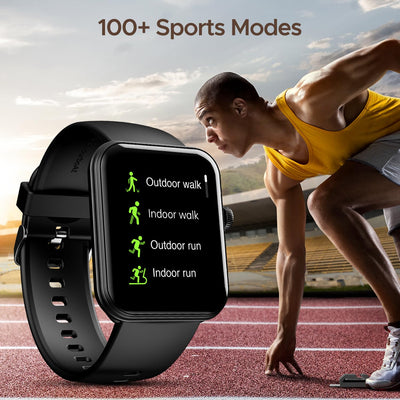 boAt Xtend Plus Smart Watch with 1.78" AMOLED Display, Coins, Advanced BT Calling, 100+ Sports Mode, Always On Display, HR & SP02 Monitoring & Stress Monitoring(Jet Black)