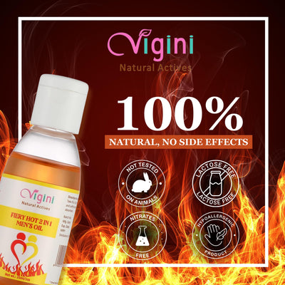 Vigini Massage Oil For Men,100% Natural&Effective Oil For Men,(25Ml)