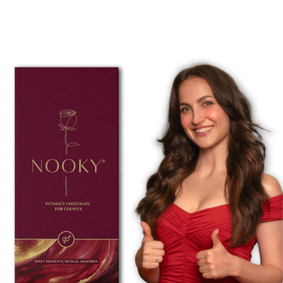 Nooky Dark Chocolate Romance Bundle for Men and Women – A Thoughtfully Curated Set to Enhance Mood and Celebrate Anniversaries, Honeymoons, Valentine’s Day, or Romantic Date Nights 3 in 1