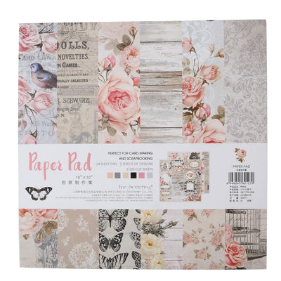 Eno Greeting Pattern Paper Book 10"X10" Design 6
