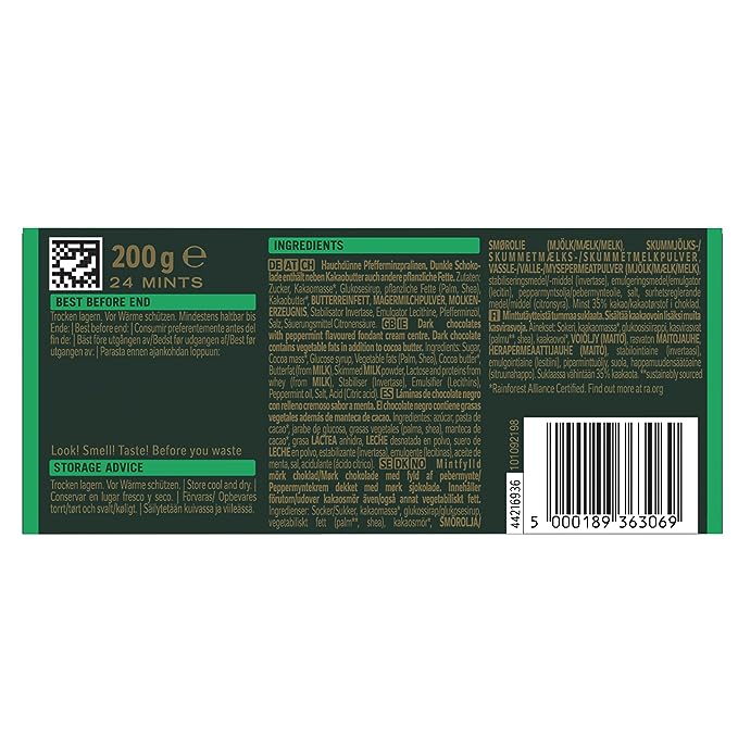 Nestle After Eight Mint Chocolate Thins 200 g