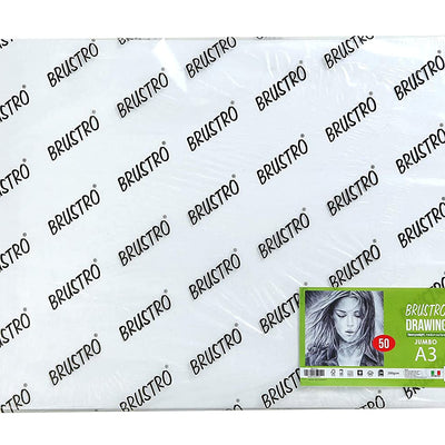 Brustro Artists' Drawing Paper 200gsm Jumbo - A3 (50 Sheets)