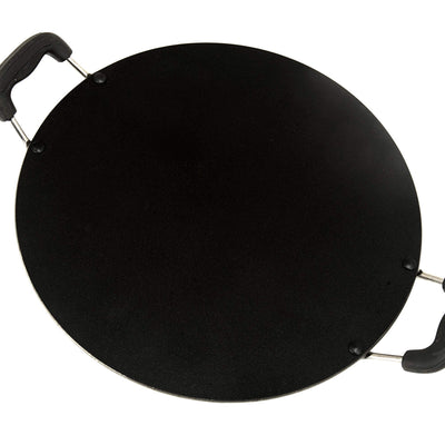 Anjali D PMTD12 Multi Tawa Deluxe Platinum Flat Tawa With Heat Resistant sturdy 2 Side Handle Triple Coating Non stick Tawa for Multie Purpose Food Item Making PMTD12