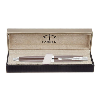 Parker Aster Matte Ballpoint Pen | Body Color - Brown | Ink Color - Blue