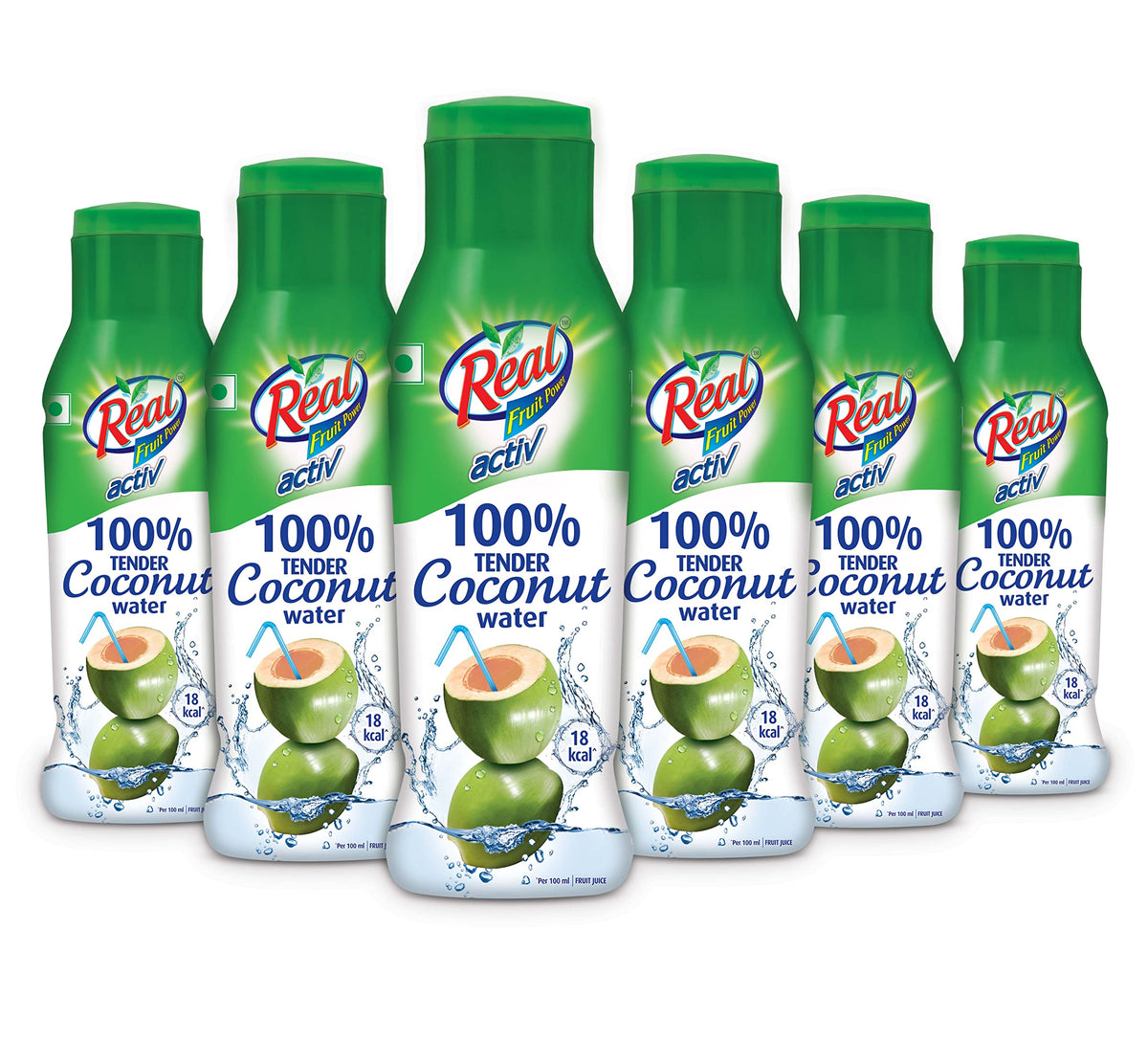 30x Real Activ 100 % Tender Coconut Water, Pack of 30 - 200 ml each