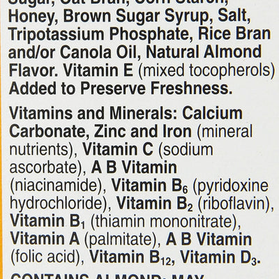 General Mills Honey Nut Cheerios Sweetened Whole Grain Oat Cereal With Real Honey & Natural Almond Flavor, 12.24 Oz 347 G