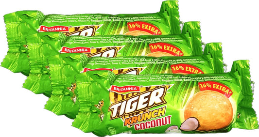 Britannia Tiger Krunch Coconut Biscuits 75.6g Pack of 1