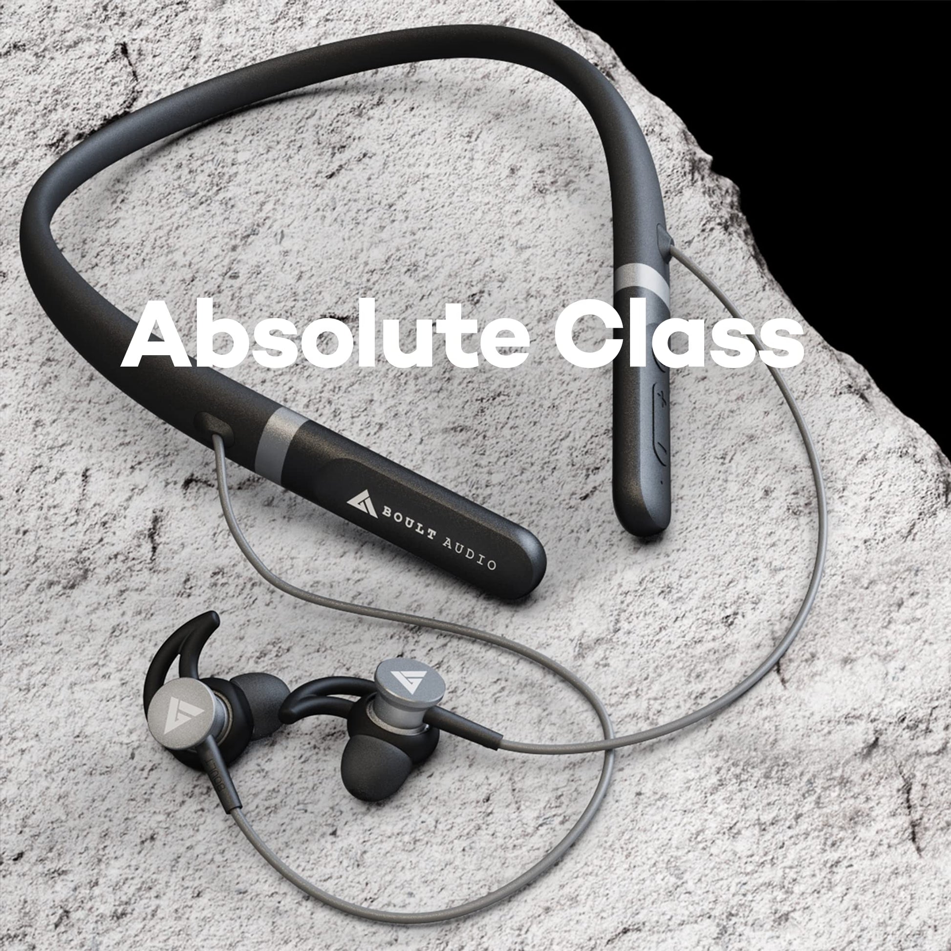 Boult Audio ZCharge Wireless in Ear Bluetooth Neckband with ENC Mic, 40H Playtime, Type-C Fast Charging (10Mins=15Hrs Playtime), Dual Pairing, Made in India, Biggest 14.2mm Drivers Ear Phones (Black)